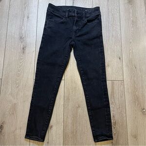 American Eagle Next Level Stretch Super High-Waisted Black Jeggings X-Short 2